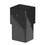 Galeco Square PVC Socket Downpipe Kit Black - 80mm Diameter