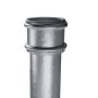 Cast Iron Round Non-Eared Downpipe - Socket On One End - 65mm x 1829mm Primed