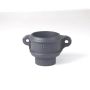 Cast Iron Round Downpipe Eared Loose Socket with Spigot - 65mm Primed