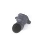 Cast Iron Round Downpipe Eared  Shoe - 65mm Primed