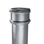Cast Iron Round Non-Eared Downpipe - Socket On One End - 75mm x 1829mm Primed