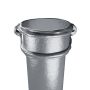 Cast Iron Round Eared Downpipe - Socket On One End - 100mm x 1829mm Primed