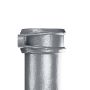 Cast Iron Round Eared Downpipe - Socket On One End - 100mm x 914mm Primed