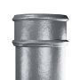 Cast Iron Round Non-Eared Downpipe - Socket On One End - 150mm x 914mm Primed