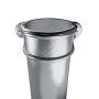 Cast Iron Round Eared Downpipe - Socket On One End - 150mm x 1219mm Primed