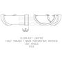 FloPlast Half Round Gutter Angle - 135 Degree x 112mm White