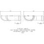 FloPlast Half Round Gutter Adjustable Angle - 50 to 156 Degree x 112mm Black