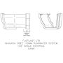 FloPlast Ogee Gutter External Angle - 135 Degree x 110mm x 80mm Brown