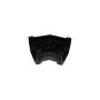 FloPlast Square Gutter Angle - 135 Degree x 114mm Black