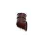 FloPlast Round Downpipe Shoe - 68mm Brown