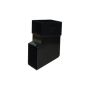 FloPlast Square Downpipe Shoe - 65mm Black