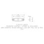 FloPlast Round Downpipe Spacer Bracket - 8mm Black