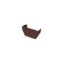 FloPlast Square Gutter Internal Stopend - 114mm Brown