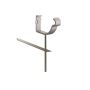 Lindab Steel Gutter Rise & Fall Bracket - 100mm Silver Metallic