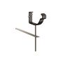 Lindab Steel Gutter Rise & Fall Bracket - 125mm Black