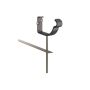 Lindab Steel Gutter Rise & Fall Bracket - 150mm Anthracite Grey