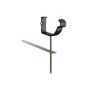 Lindab Steel Gutter Rise & Fall Bracket - 150mm Matte Black