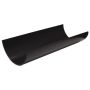 FloPlast Half Round Gutter - 112mm x 3mtr Black - Pack of 2