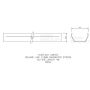 FloPlast Square Gutter - 114mm x 4mtr Black