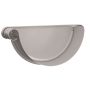 Lindab Magestic Steel Gutter Left Hand Stop End - 190mm Galvanised