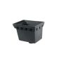 Cast Iron Rectangular Standard Hopper Head Castellated Outlet - 255mm for 75mm Downpipe Grey Primer