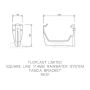 FloPlast Square Gutter Fascia Bracket - 114mm Black - Pack of 2