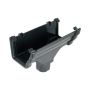 FloPlast Ogee Gutter Universal Running Outlet - 110mm x 80mm Cast Iron Effect