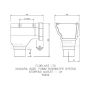FloPlast Ogee Gutter Stopend Outlet Left Hand - 110mm x 80mm Anthracite Grey