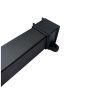 FloPlast Cast Iron Effect Square Downpipe Socketed With Ears - 65mm x 2.5mtr