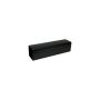 FloPlast Square Downpipe - 65mm x 5.5mtr Black - Pack of 2