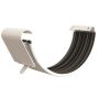 Lindab Steel Gutter Union - 125mm Antique White