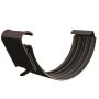 Lindab Steel Gutter Union - 150mm Coffee Brown