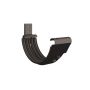 Lindab Steel Gutter Radius Gutter Bracket - 125mm Black