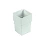 FloPlast Square Downpipe Socket - 65mm White