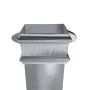 Cast Iron Rectangular Eared Downpipe - 100mm x 75mm x 1829mm Primed