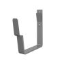 Lindab Rectangular Steel Gutter 70mm Flex-Fit Fascia Bracket - 140mm Anthracite Metallic