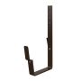 Lindab Rectangular Steel Gutter 210mm Flex-Fit Rafter Bracket - 140mm Brown