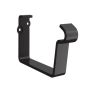 Lindab Rectangular Steel Gutter Fascia Bracket - 140mm Black