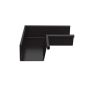 Lindab Rectangular Steel Gutter Internal Angle 90 - 140mm Coffee Brown