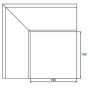 Lindab Rectangular Steel Gutter External Angle 90 - 140mm Dark Red