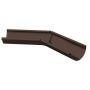 Lindab Steel Gutter Internal Angle 135 - 150mm Coffee Brown