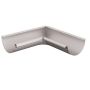 Lindab Steel Gutter Internal Angle 90 - 125mm Silver Metallic