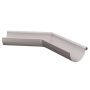 Lindab Steel Gutter External Angle 135 - 125mm Silver Metallic