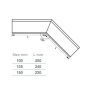 Lindab Steel Gutter External Angle 135 - 150mm Anthracite Metallic