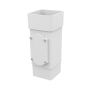 FloPlast Square Downpipe Access Pipe - 65mm White