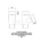 FloPlast Round Downpipe Branch - 112 Degree x 68mm White