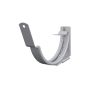 Lindab Steel Gutter Adjustable Fascia Bracket - 100mm Silver Metallic