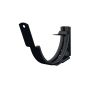 Lindab Steel Gutter Adjustable Fascia Bracket - 125mm Black