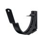Lindab Steel Gutter Adjustable Fascia Bracket - 150mm Matte Black