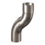 Lindab Magestic Steel One-Piece Downpipe Offset - 87mm Galvanised